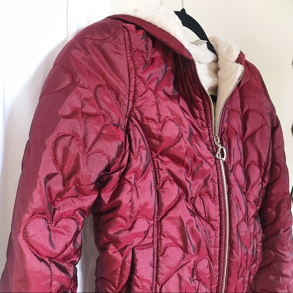 Frankie B Puffy Red Jacket